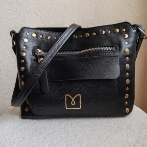 sac-a-main-bonnie-m-cuir-noir