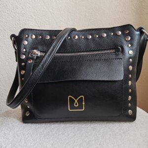 sac-a-main-bonnie-taille-m-cuir-noir-graine-cloute-argente