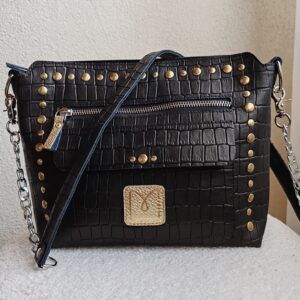 sac-a-main-bonnie-m-cuir-noir-croco