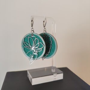 boucle-doreilles-profils-vert