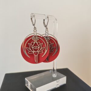 boucles-doreilles-lune-en-cuir-rouge