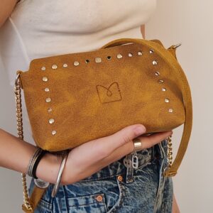 Sac à main Bonnie S cuir - Jaune